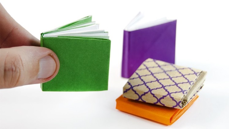 How to make a paper MINI Book | Paper Notebook | Mini DIARY | Origami Book