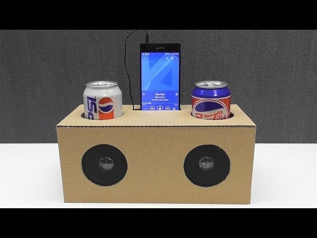 How to make a phone speaker out of cardboard