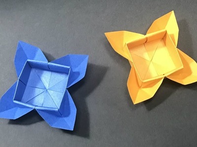 How to make an Origami Flower Box