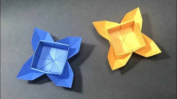 How to make an Origami Flower Box