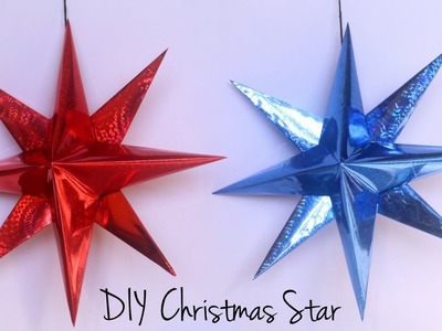 How To Make Christmas Star | Paper Star | Christmas Decorations with Paper