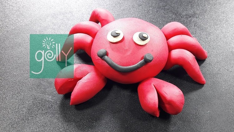 How to make crab clay modelling for kids | Clay toys | Clay animation