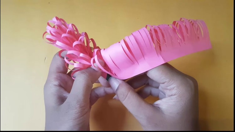 How to Make Lavender Paper Flower at Home Step by Step Easy origami Craft for Kids