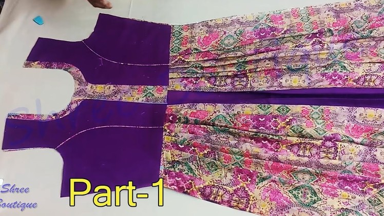How to make long kurti designs cutting and stitching - Part 1