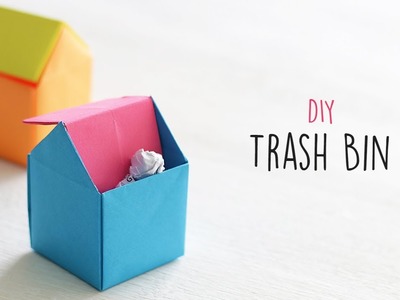 How to Make Trash Bin - DIY Trash Bin