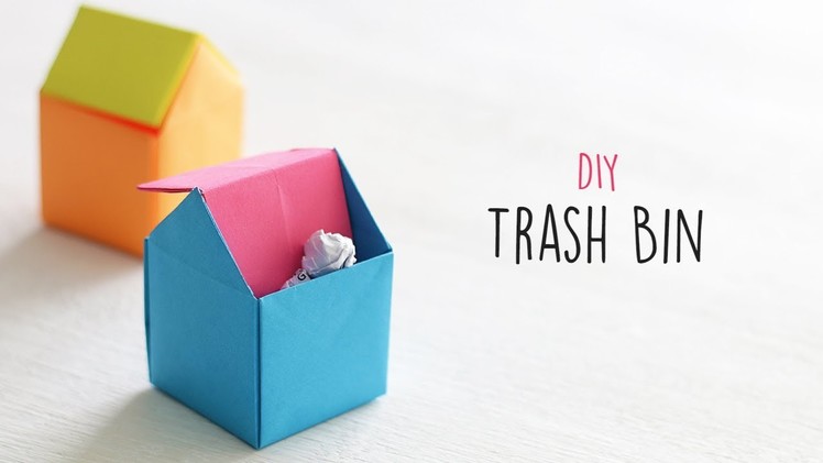 How to Make Trash Bin - DIY Trash Bin