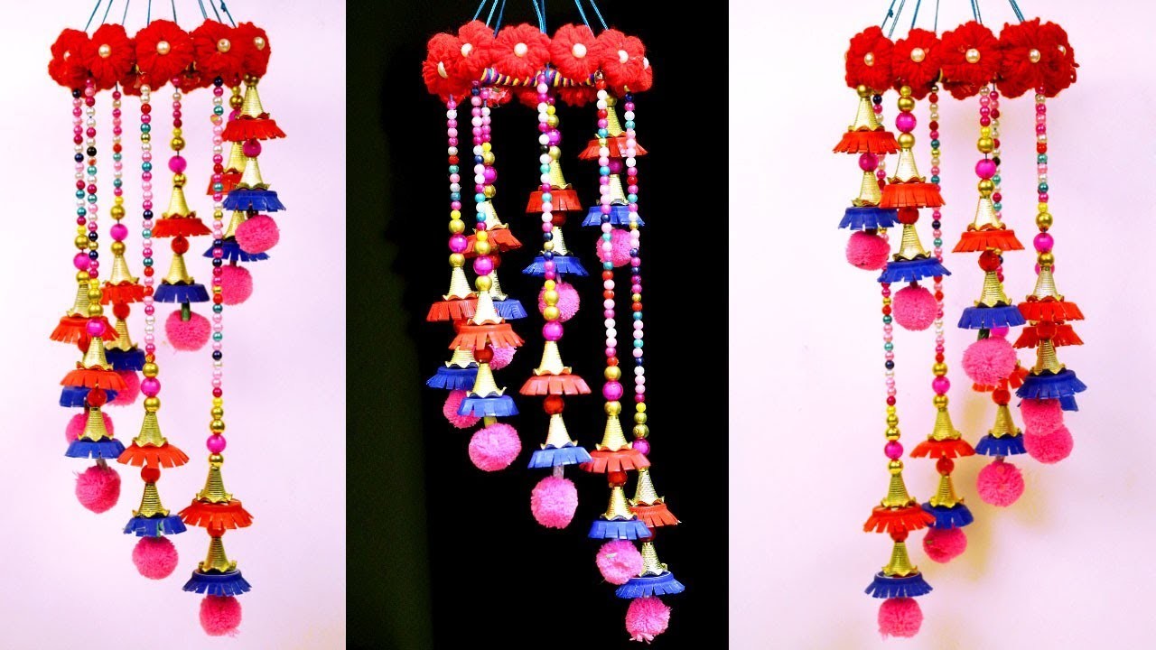 How To Make Wind Chime Out Of Wool And Bottle Caps Diy How To Make Wind Chime Out Of Wool And Bottle Caps Diy
