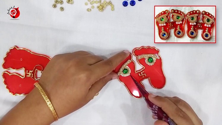 Kundan rangoli designs for Diwali decoration