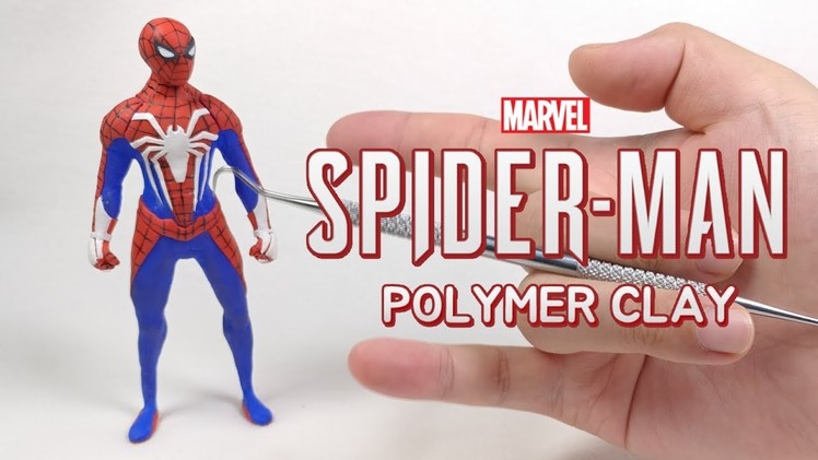 Marvel Spider-Man(2018.PS4) Polymer Clay Figure Making