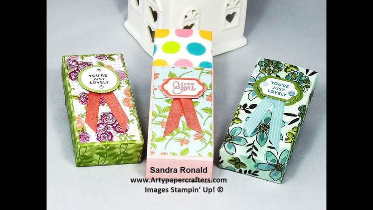 Mini Tissue Holder using Memories & More - SandraR Stampin' Up! Demonstrator Independent
