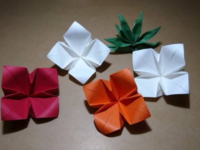 Origami 4-petal Flower 折纸四瓣花