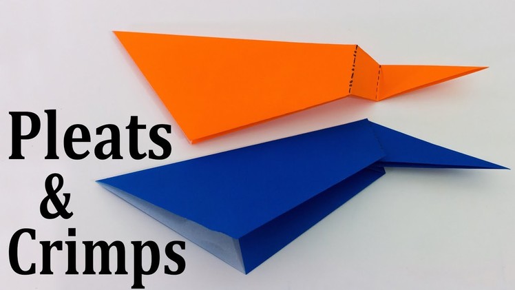 Origami Basics - Pleats & Crimps Tutorial