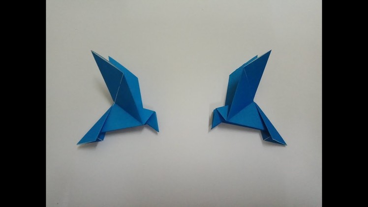 Origami Bird Easy - Folding Instructions Bird Easy