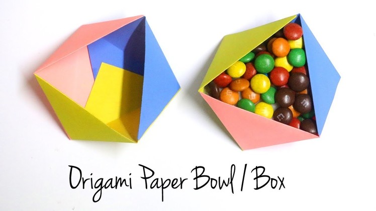Origami Box | Origami Bowl | Paper Box | Easy Paper Craft Ideas