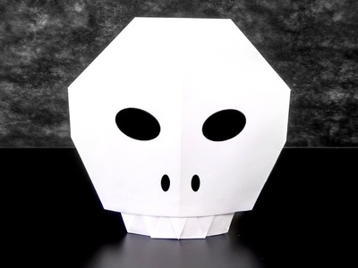Origami Easy Skull - Halloween