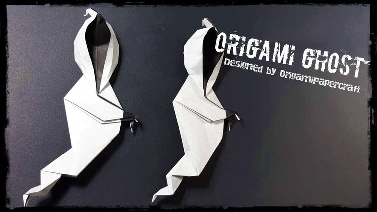 Origami Ghost - Origami for Halloween - Tutorial By OrigamiPaperCraft