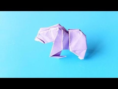 Origami Gorilla ????, Easy Origami Tutorial Seri