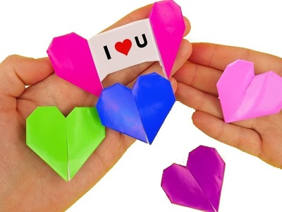 Origami Heart ???? Secret Message ???? Paper Folding | Step by Step Guide | Easy Origami Arts