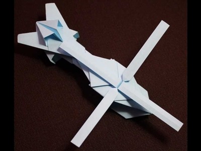 Origami helicopter