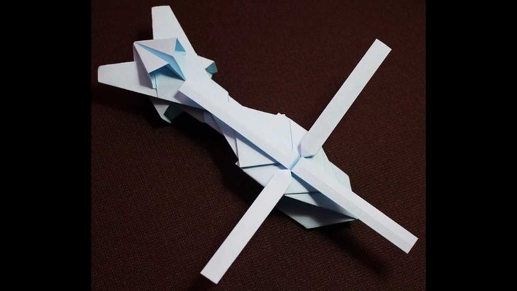 Origami helicopter