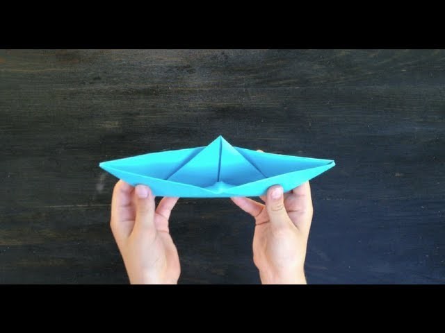 Origami - How to Make a Paper Boat