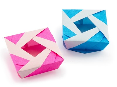 Origami Lady Box Tutorial (José Meeusen) - Paper Kawaii