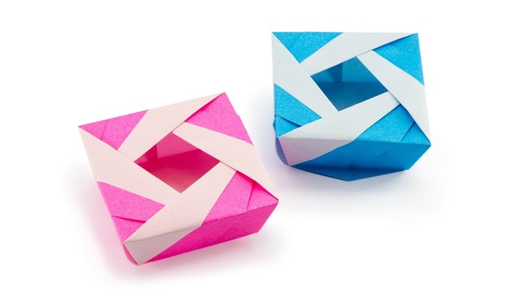 Origami Lady Box Tutorial (José Meeusen) - Paper Kawaii