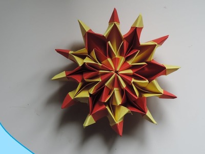 Origami MAGIC MOVING Fireworks. (Instructions) (Full HD)