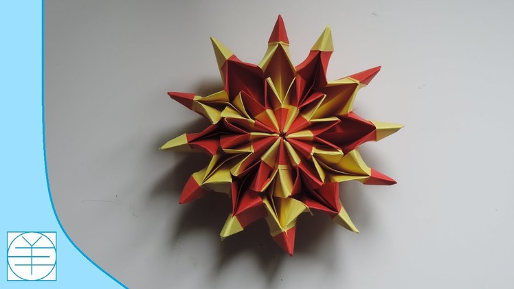 Origami MAGIC MOVING Fireworks. (Instructions) (Full HD)