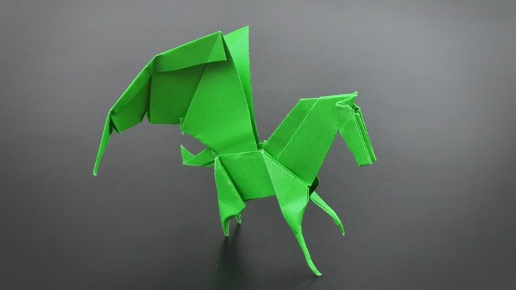 Origami: Pegasus and Horse (Jo Nakashima) - Instrustions in English (BR)