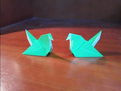 Origami pigeon easy - How To Make Pigeon Easy