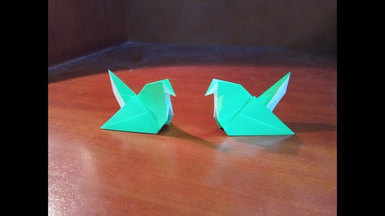 Origami pigeon easy - How To Make Pigeon Easy