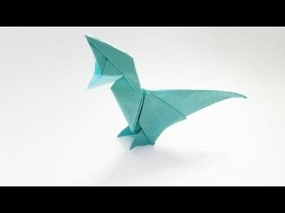 Origami Tyrannosaurus Rex Dinosaur, Easy Origami Tutorial Seri