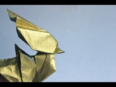 Origami yellow bird by Satoshi Kamiya - Remake