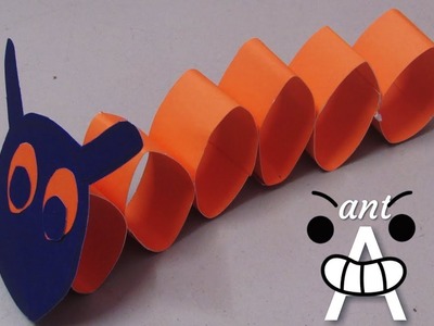 Paper craft. how to make ant with paper