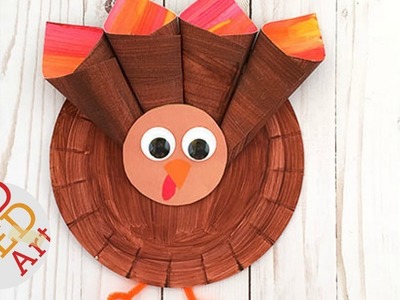 Paper Plate Turkey Craft - Easy Thanksgiving Decor
