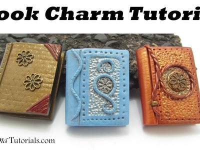 Polymer Clay Charm: Simple Book Charm Tutorial