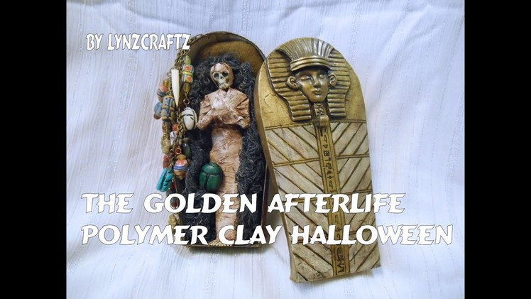 Polymer Clay Halloween "The Golden Afterlife"