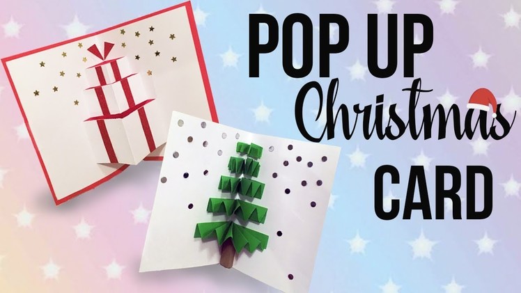 Pop Up Christmas Card - 2 EASY Cards DIY