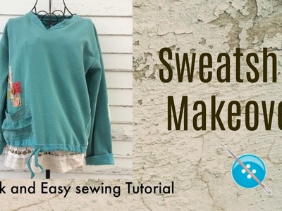 Quick and Easy Sweatshirt Makeover