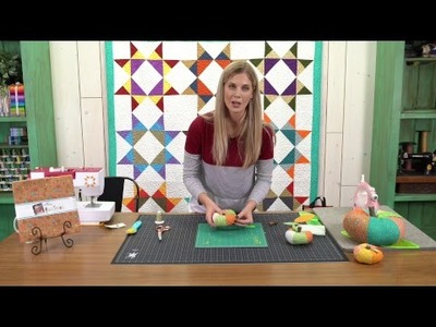 REPLAY: Stitch up an orange peel fabric pumpkin with Misty just in time for Halloween