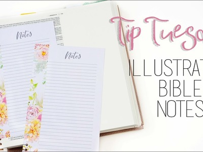 Tip Tuesday | Illustrating Bible Notes | FREE PRINTABLE