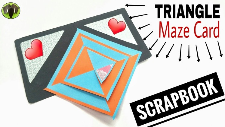 Triangle Maze Card - DIY Tutorial by Paper Folds - 931