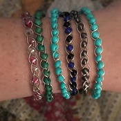 Wire Bead Bracelets