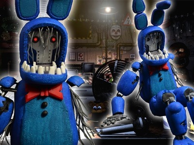 WITHERED BONNIE (Posable Figure) | FNAF : ULTIMATE CUSTOM NIGHT | Air Dry Clay Tutorial