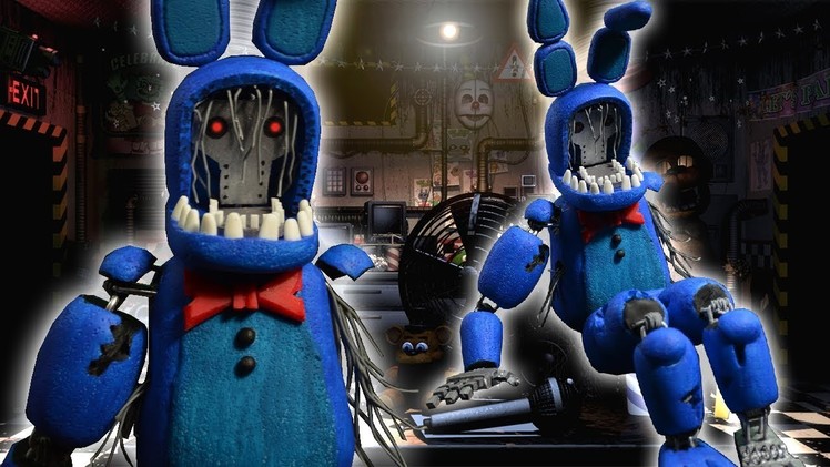 WITHERED BONNIE (Posable Figure) | FNAF : ULTIMATE CUSTOM NIGHT | Air Dry Clay Tutorial