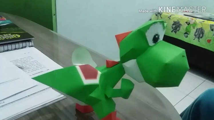 Yoshi Papercraft From Super Smash Bros 64 (by Paperman Returns)