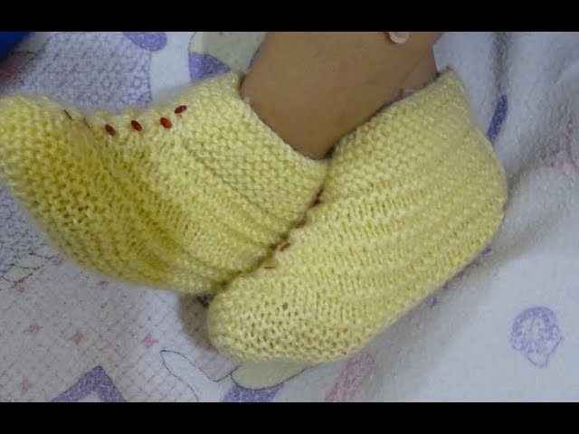 2 to 3 years Baby booties, shoes & socks || easy Baby Booties in hindi  | How To Knit Baby Booties.
