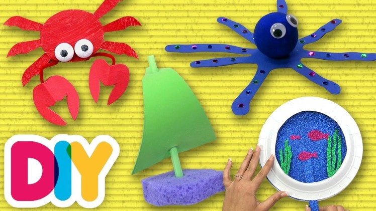 4 Awesome SUMMER CRAFTS you can do with your kid | Fast-n-Easy | DIY Arts & Crafts