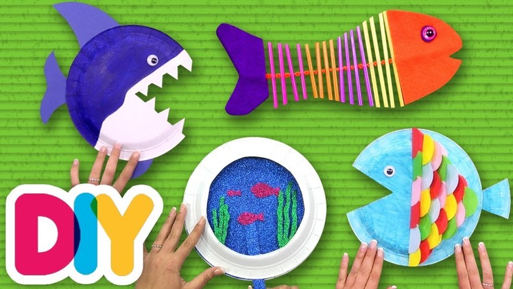 4 Fantastic OCEAN CRAFTS you can do with your kid | Fast-n-Easy | DIY Arts & Crafts